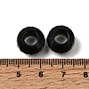 Natural Obsidian European Beads GG-NH0003-A17-3