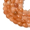 Natural Red Aventurine Beads Strands G-K376-F15-01-4