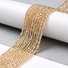 Transparent Electroplate Glass Beads Strands LS-GLAA-H021-01A-PL01-3