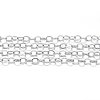 Tarnish Resistant 304 Stainless Steel Cable Chains CHS-H022-01P-20M-1