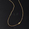 2mm Rack Plating Brass Satellite Chain Necklaces for Women Men MAK-L044-33G-3