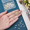 100Pcs 2 Colors Brass Charms KK-HY0001-27-3