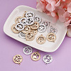 2 Sets 2 Colors Zinc Alloy Jewelry Pendant Accessories FIND-FW0001-06-3