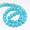 Natural Yellow Jade Beads Strands G-G598-10mm-YXS-28-2