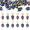 20Pcs 2 Style Natural Cultured Freshwater Pearl Pendants PALLOY-TAC0203-2