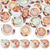 20Pcs 5 Styles Resin Cat Shape Coffee Display Decorations AJEW-SC0001-90-1