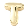 Brass Initial Beads KK-B167-27G-01T-1