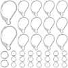 80Pcs 304 Stainless Steel Leverback Earring Findings STAS-SP0001-18P-1