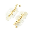 Brass Stud Earrings EJEW-TA00606-4