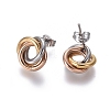 304 Stainless Steel Stud Earrings EJEW-L241-02C-2