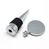 Zinc Alloy Wine Bottle Stoppers Cabochon Settings LS-MAK-R022-02-3