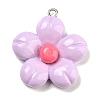 Opaque Resin Pendants RESI-G078-01M-1