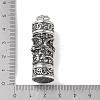 Openable 316 Surgical Stainless Steel Urn Ashes Pendants STAS-E212-29AS-02-4