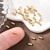 SHEGRACE Brass Tube Beads XGRPCP415-250G-5