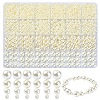 4 Styles ABS Plastic Imitation Pearl Beads KY-YW0001-72B-1