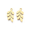 Ion Plating(IP) 201 Stainless Steel Pendants STAS-T044-285G-1