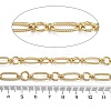 Rack Plating Brass Oval Link Chains CHC-G023-07G-2