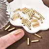 SHEGRACE Brass Tube Beads XGRPCP117-254G-5