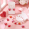 5Pcs Glass Enamel Beads GLAA-TA0003-55-6