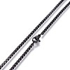 304 Stainless Steel Box Chain Necklaces X-NJEW-P244-01B-2