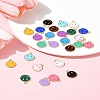 26Pcs 13 Colors Alloy Enamel Charms ENAM-FS0001-88-7