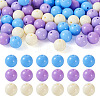 Opaque Acrylic Beads OACR-TAC0014-06B-10