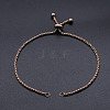 Adjustable 201 Stainless Steel Slider Bracelets Making LS-STAS-S105-JN646-3-4
