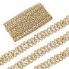 Waved Paillette Lace Trims OCOR-WH0070-13B-1