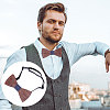 1Pc Wood Bow Ties for Bridegroom AJEW-CA0004-59B-6
