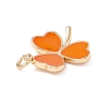 Brass Enamel Pendants KK-P217-03G-03-3