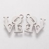 5Pcs 304 Stainless Steel Charms STAS-FS0001-08P-1