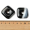 Natural Banded Agate Pendants GG-D003-B02-09-3