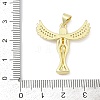 Brass Micro Pave Cubic Zirconia Pendants KK-D317-093G-01-3