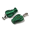 Synthetic Malachite Pendants G-B127-10P-08-2