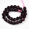 Natural Garnet Beads Strands G-S345-6mm-37-3