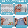 Polyester Wavy Lace Ribbon OCOR-WH0082-365B-3