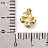 Brass Micro Pave Cubic Zirconia Pendants KK-V008-11G-04-3