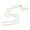 Brass Ball Chain Necklaces X-NJEW-K123-02G-2