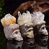 Natural Quartz Crystal Skull Display Decorations PW-WG44ED8-01-4