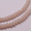 Imitation Jade Glass Bead Strands GLAA-K013-02-3