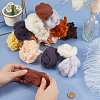 10 Styles Needle Felting Wool Roving DIY-GF0011-03-3
