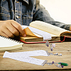 4Pcs 4 Styles Flat Cotton Lace Bookmarks AJEW-FI00001-7