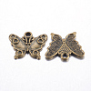 Butterfly Tibetan Style Pendant Rhinestone Settings X-MLF0553Y-1
