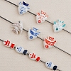 Handmade Porcelain Ceramic Beads PORC-Z003-04B-1
