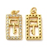 925 Sterling Silver Micro Pave Cubic Zirconia Charms STER-I010-05G-1