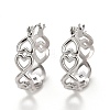 Non-Tarnish Hollow Heart 304 Stainless Steel Hoop Earrings for Women STAS-A057-11P-1