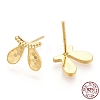 925 Sterling Silver Stud Earrings STER-T004-48G-4