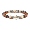 Hope Morse Code Stretch Bracelets Set BJEW-JB07352-05-2