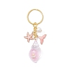 5Pcs Luminous Transparent Acrylic Keychains KEYC-JKC01357-3