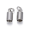 201 Stainless Steel Cord Ends X-STAS-E120-01-4.2mm-1